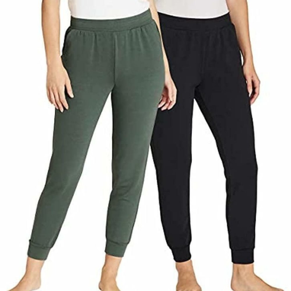 NEW!!! Eddie Bauer Womens 2 Pack Fleece Lounge Joggers